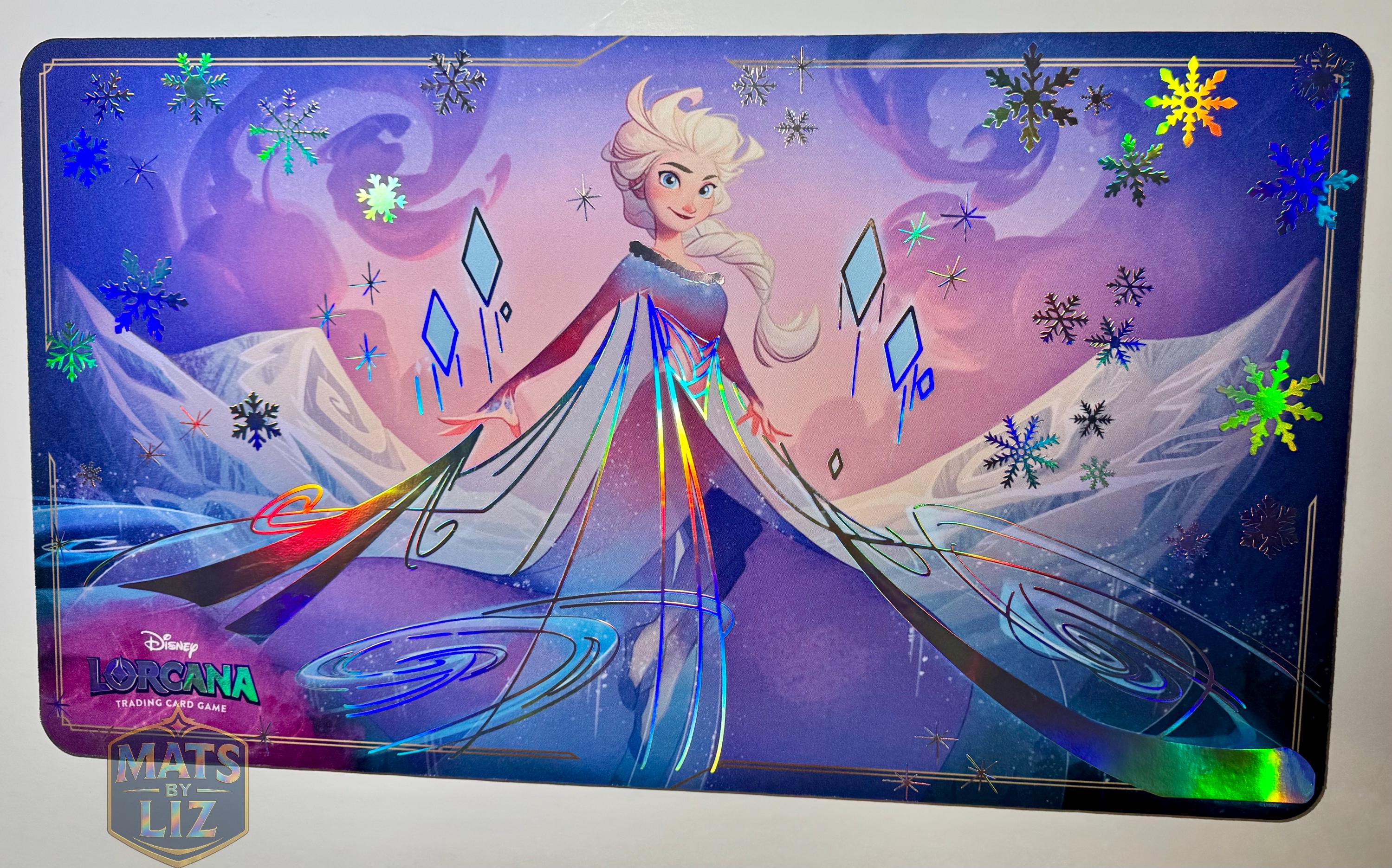 Foiled Winter Elsa Lorcana Playmat - Etsy
