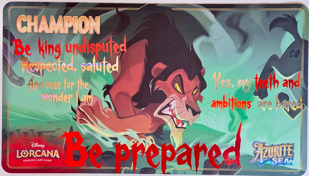 lorcana be prepared card Disney the First Chapter #128/204 Rare Trading Jared Nickerl The First Chapter Singles CoreTCG - Lorcana TCG