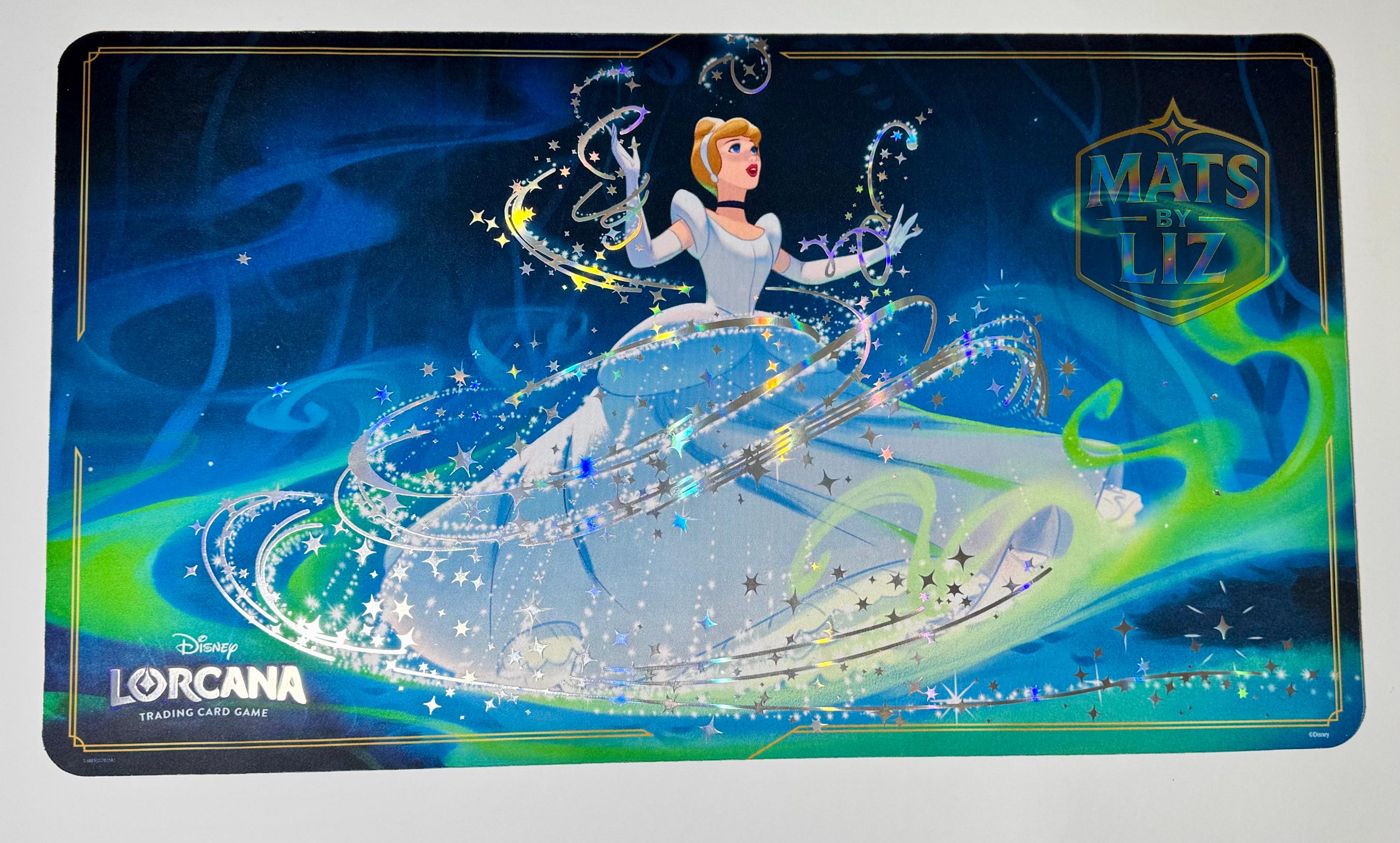 Foiled Cinderella Lorcana Playmat Bibbidi-bobbidi-boo TCG Mat - Etsy