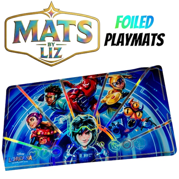 Foiled Big Hero 6 Lorcana Playmat – Disney TCG Mat - Etsy