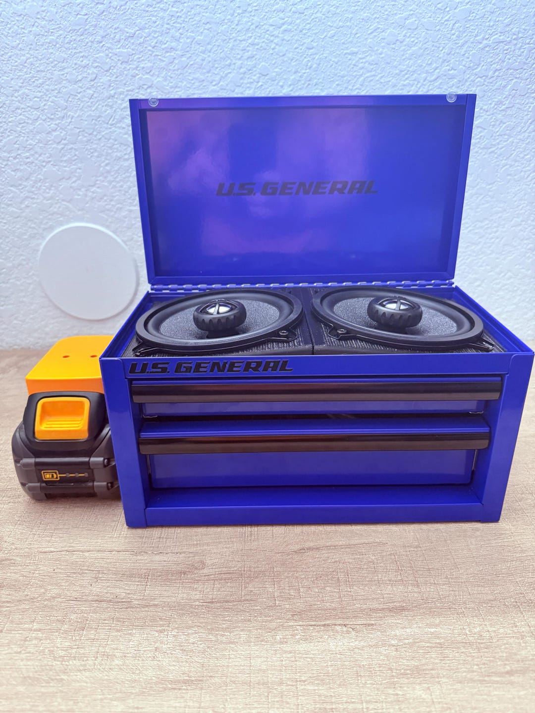 Custom Mini Toolbox Bluetooth Speaker | Heavy Duty Portable Boombox ...