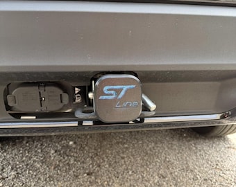 Ford Explorer Tow Hitch Cover – UV Graphic Metal Plate On ABS Plastic (Black)