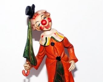 uøkonomisk Chaiselong Uventet Vintage Miniature Small 6 Clowns Figurines - Etsy