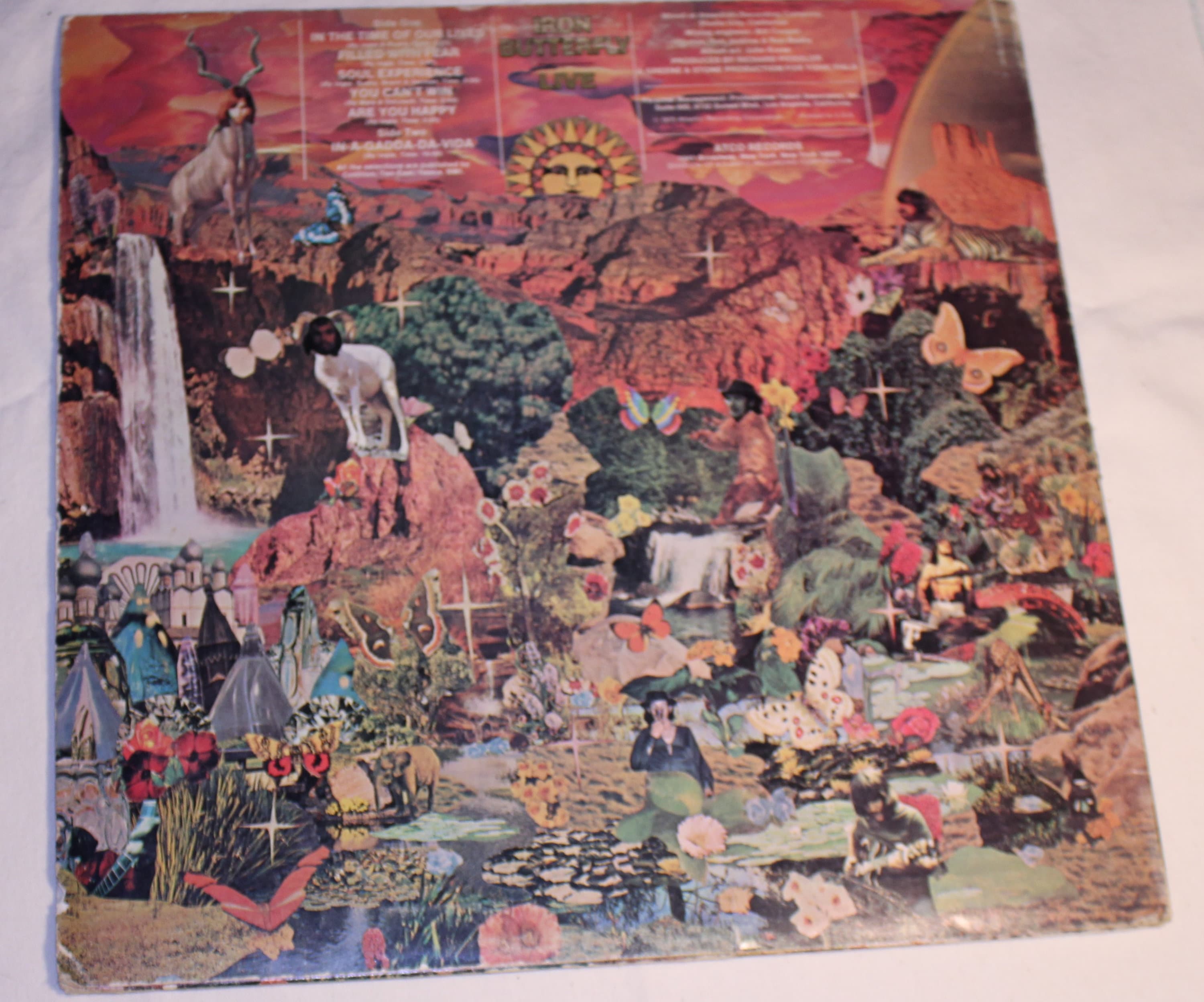 Vintage Iron Butterfly Live Album Iron Butterfly Record 70s Etsy