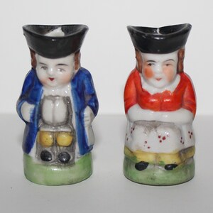Vintage Toby Toothpick Holder, Small Toby Style Pitcher, Made in Japan Porcelain, Miniature Toby Pitcher, Miniature Jug