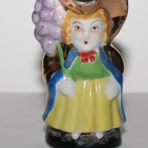 Vintage Toby Toothpick Holder, Small Toby Style Pitcher, Made in Japan Porcelain, Miniature Toby Pitcher, Miniature Jug