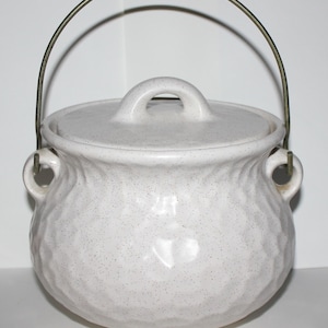 Pot à biscuits McCoy en pot de fèves de poterie vintage