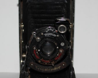 Antique Voigtlander Bessa Anastigmat Voigtar 1:6.3 Lens Braunschweig Folding Camera