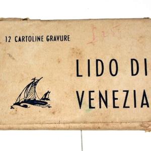 12 cartes postales vintage Lido Di Venezia Italie Voyages années 30/40