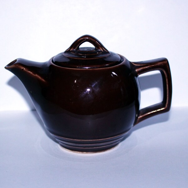 Mccoy Brown Teapot Etsy