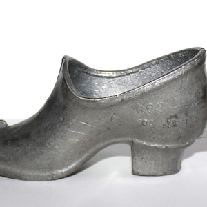Antique Pewter Shoe Mold Ice Cream Chocolate