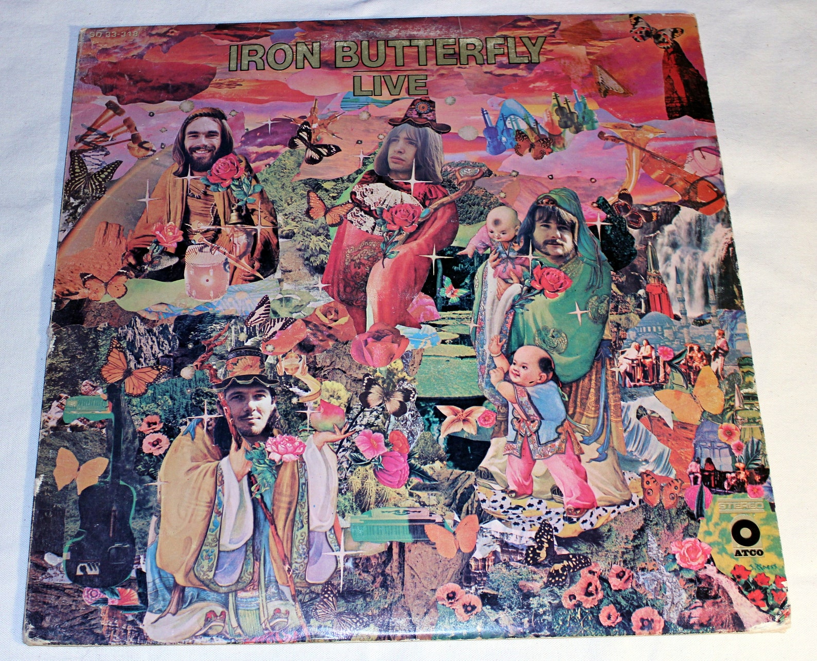 Vintage Iron Butterfly Live Album Iron Butterfly Record 70s Etsy