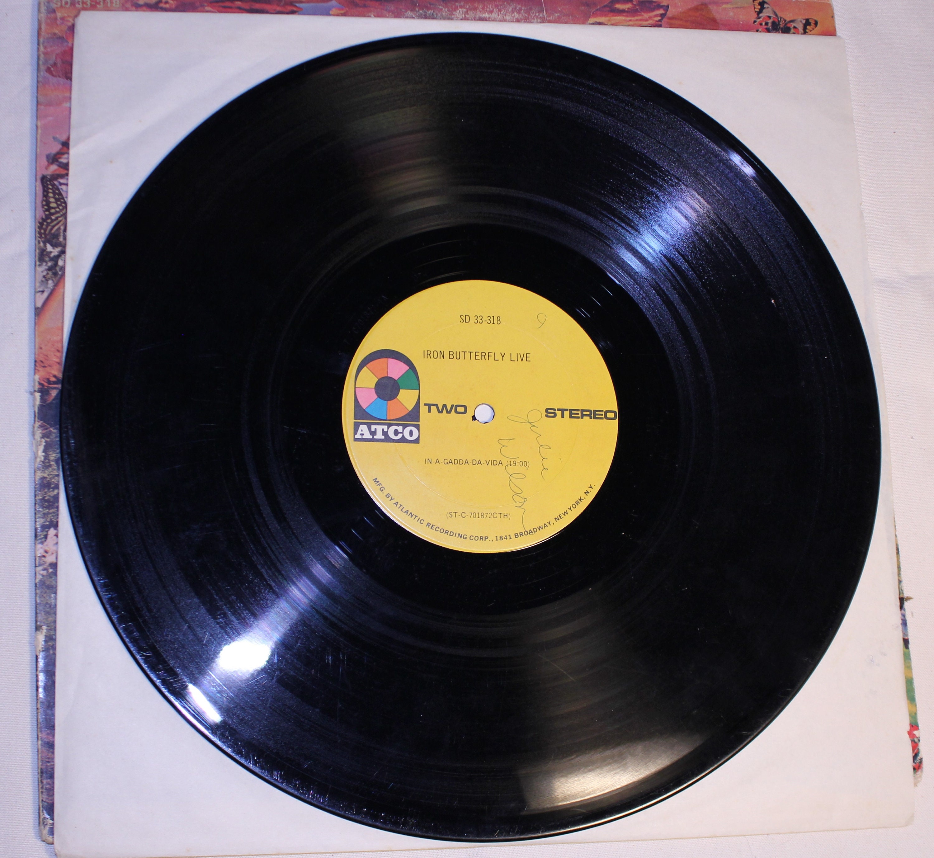 Vintage Iron Butterfly Live Album Iron Butterfly Record 70s Etsy Singapore