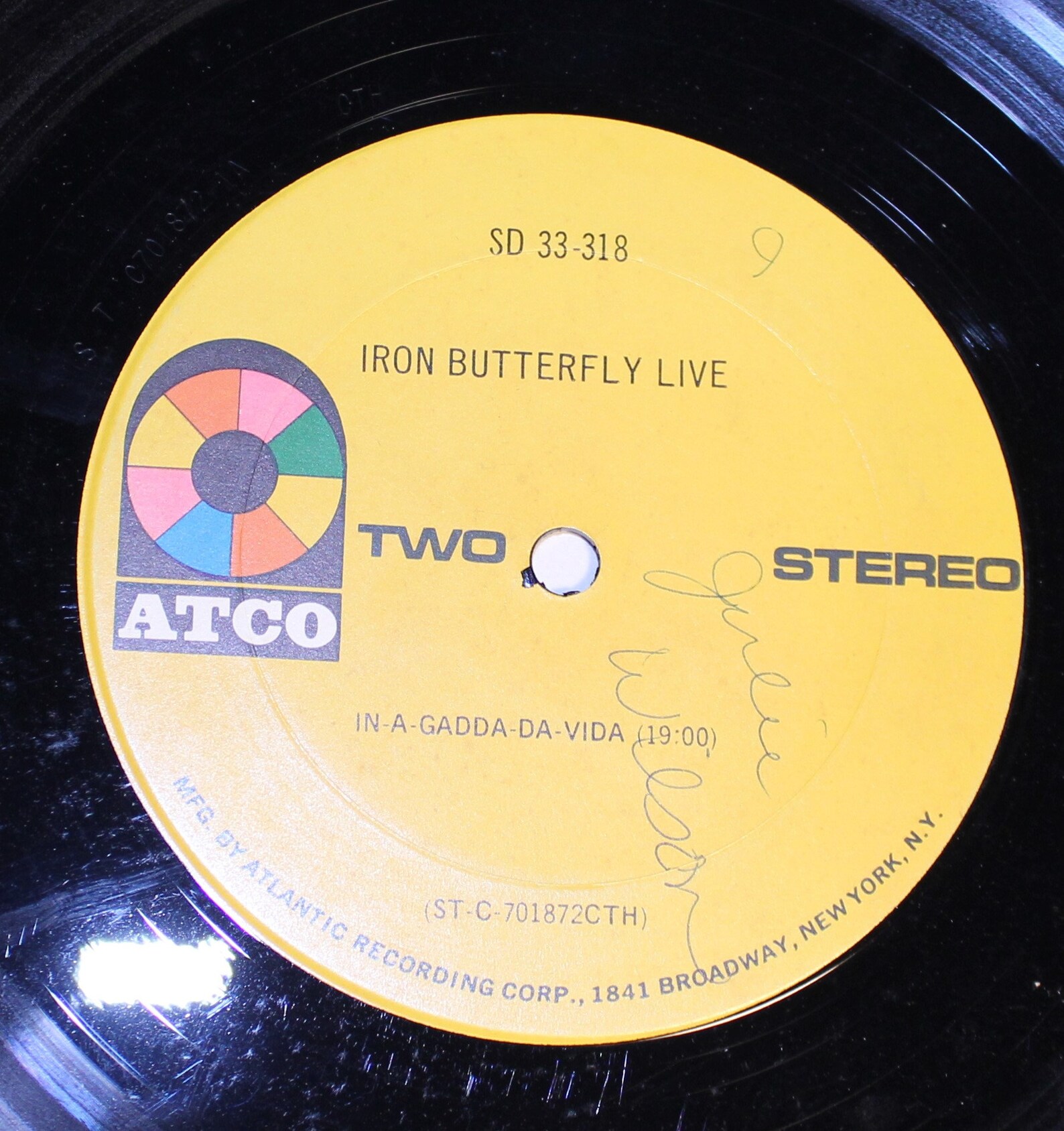 Vintage Iron Butterfly Live Album Iron Butterfly Record 70s Etsy