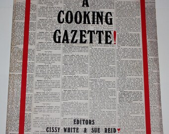 Vintage A Kochen Gazette 1980 Kochbuch