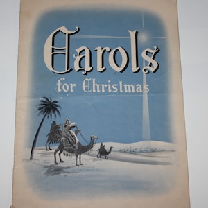 Vintage Christmas Carols Watson Transportation 1948 Sheet Music