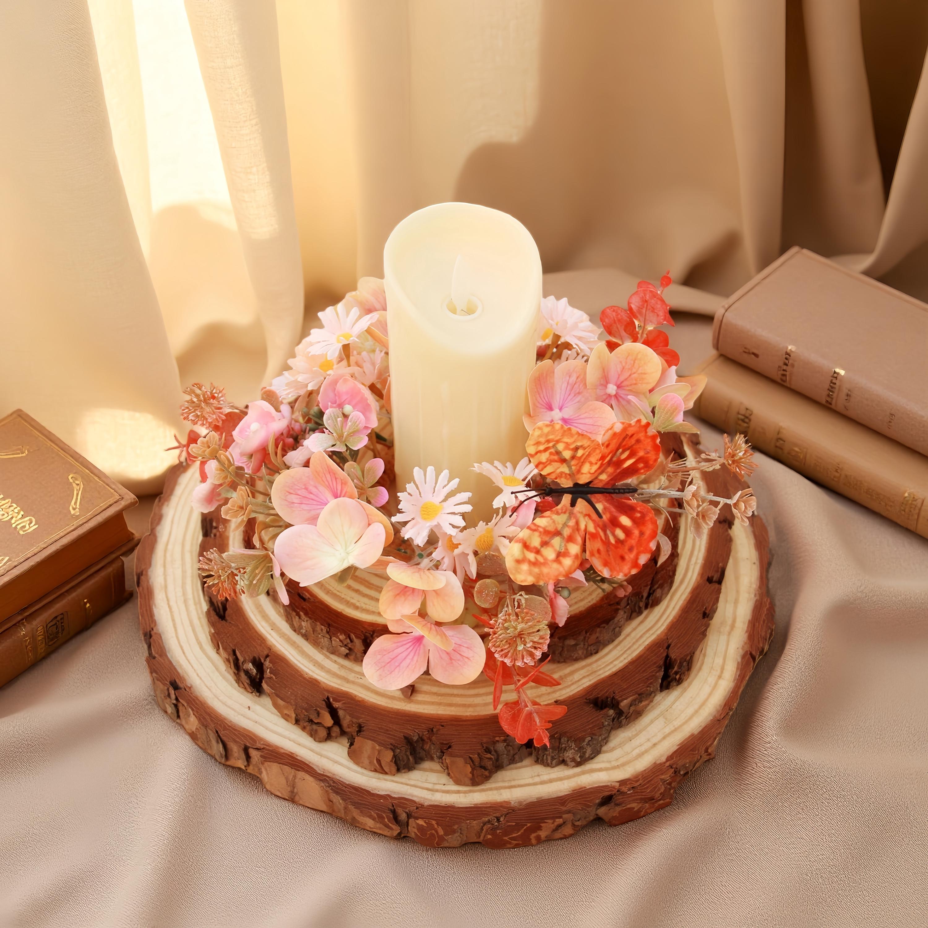 Anillo de vela floral - Etsy México, image size:3000x3000