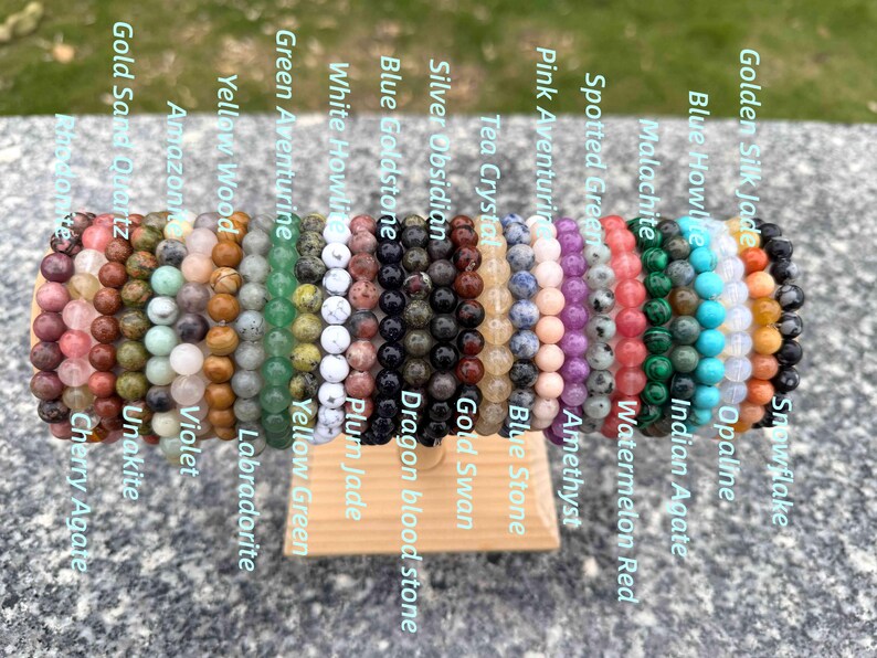 Pulseras De Cuenta De Cristal En... - Stardust Bisutería