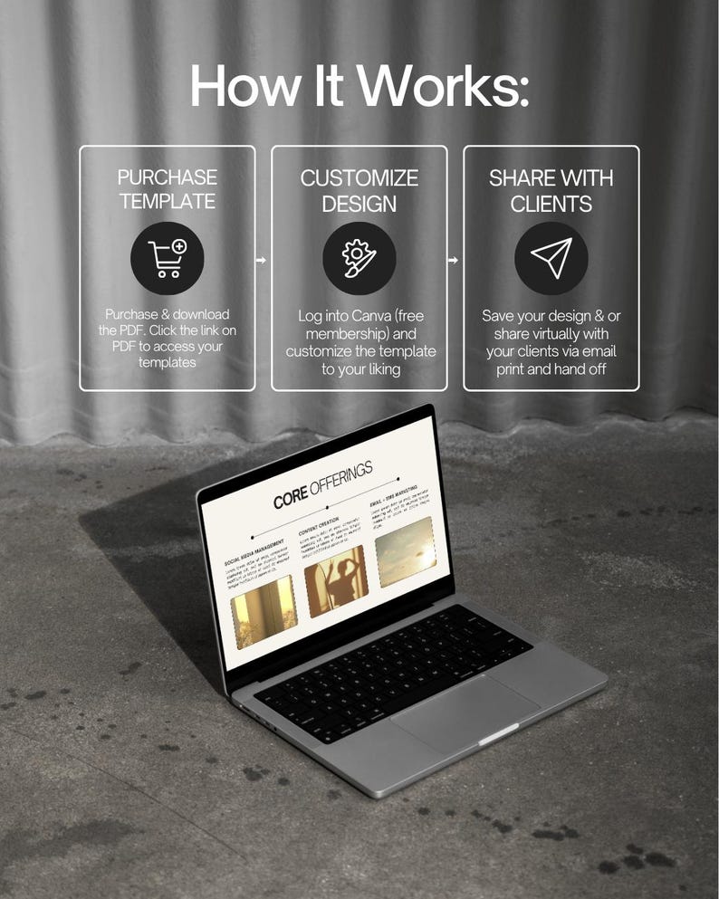 social media management portfolio digital download canva template social media manager canvas portfolio starter kit bundle social media content creator tool kit template bundles freelance business owner
