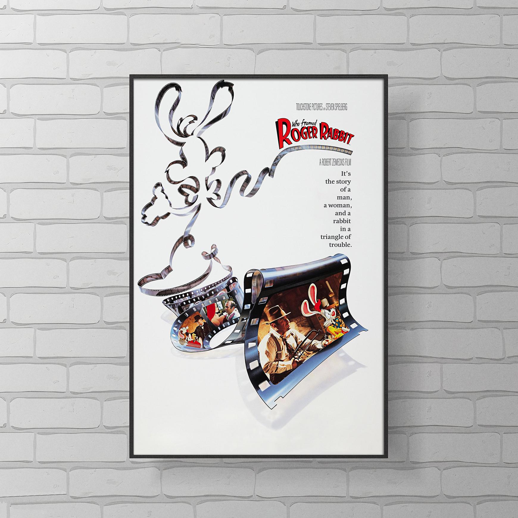 Who Framed Roger Rabbit Movie Poster | Canvas Wall Art | Limited ...