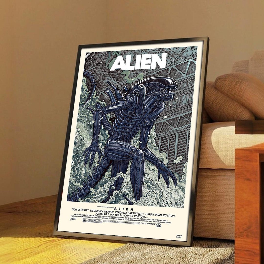 Alien Movie Poster | Canvas Wall Art | Limited Collection | Unframed ...