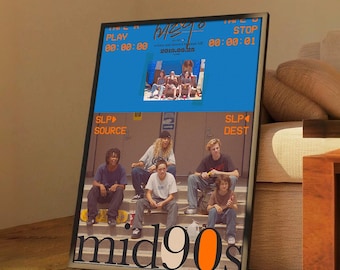 Mid90s--movie Poster, Art Prints, Home Decor,wall Art,canvas