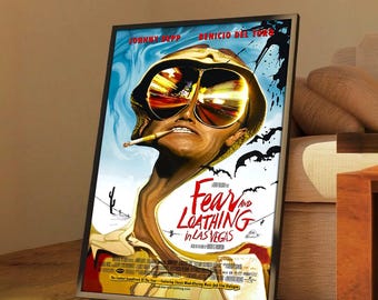 Fear and Loathing in Las Vegas / Mid Century Movie Poster