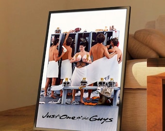 Póster de la película "Just One Of The Guys" / Lienzo decorativo para pared / Colección limitada / Impresión sin marco / Decoración del hogar / Idea de regalo