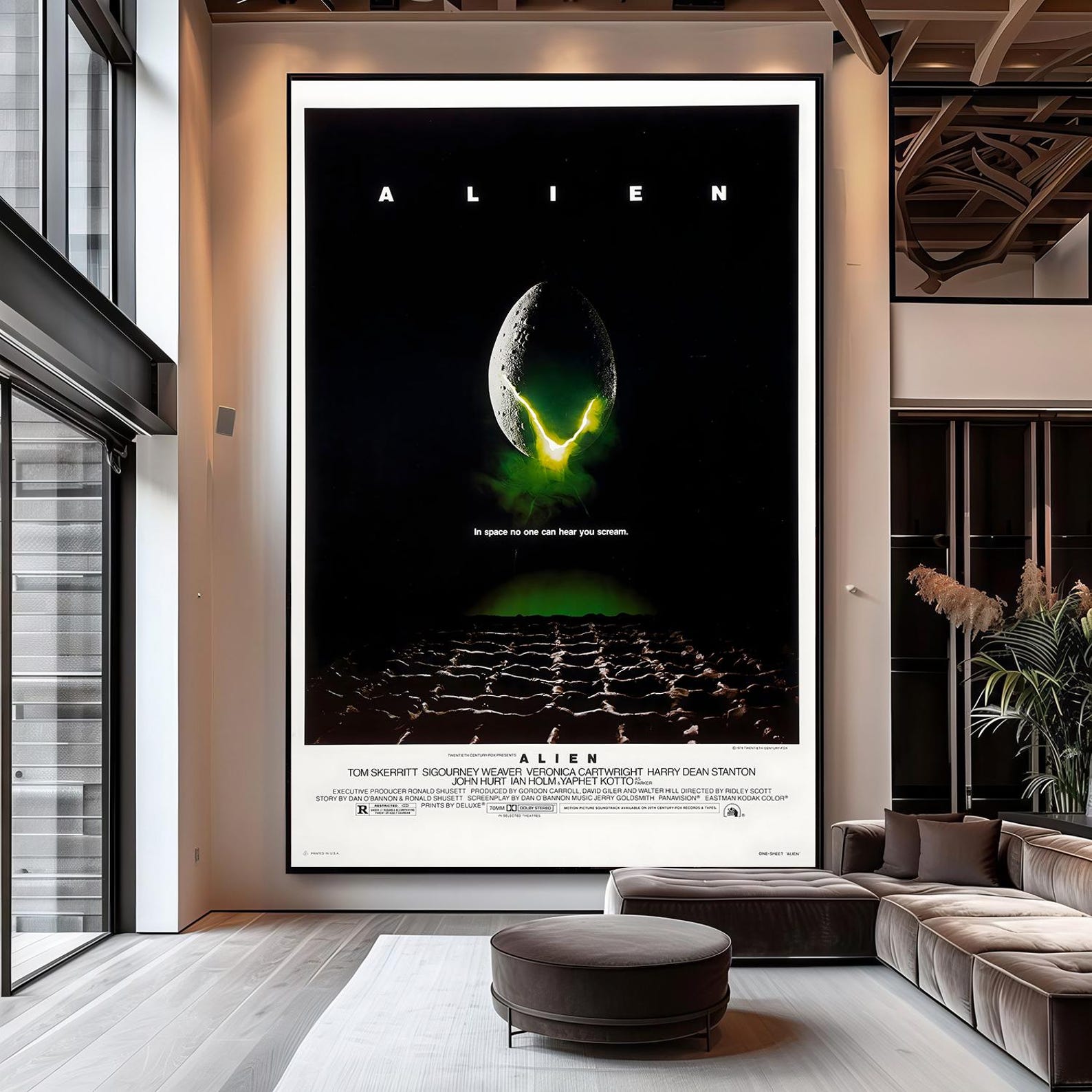 Alien Movie Poster | Canvas Wall Art | Limited Collection | Unframed ...