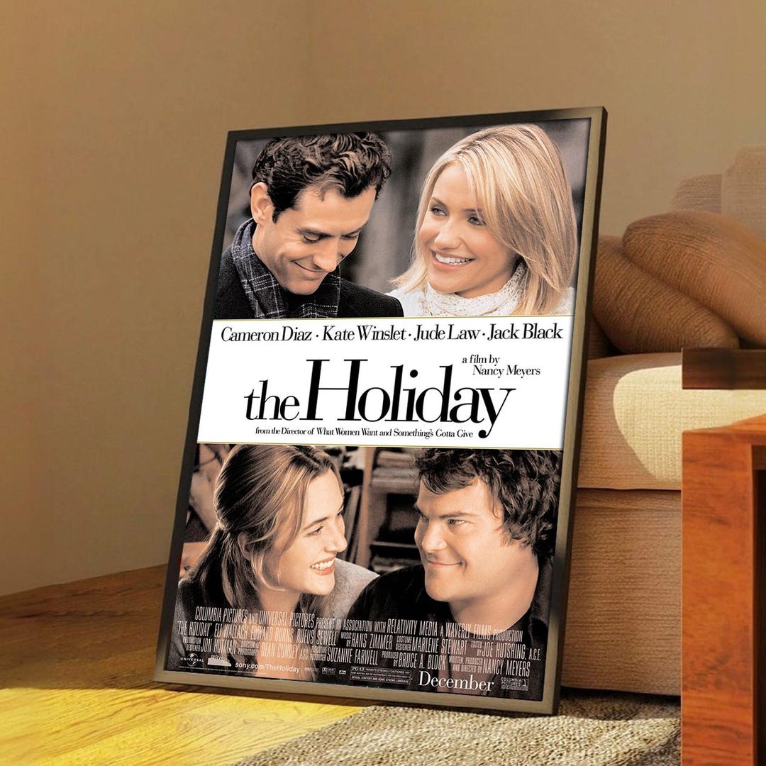 The Holiday Movie Poster Canvas Wall Art Limited Collection 