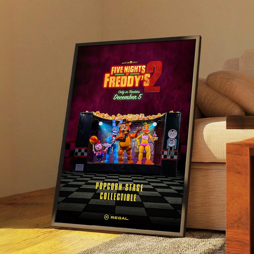 Five Nights at Freddy's 2 Movie Poster | Canvas Wall Art | Limited ...