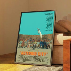 Asteroid City Movie Poster | Canvas Wall Art | Limited Collection | Unframed Print | Home Decor | Gift Idea