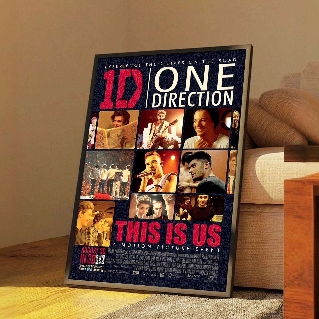 One Direction This is Us Poster - Etsy