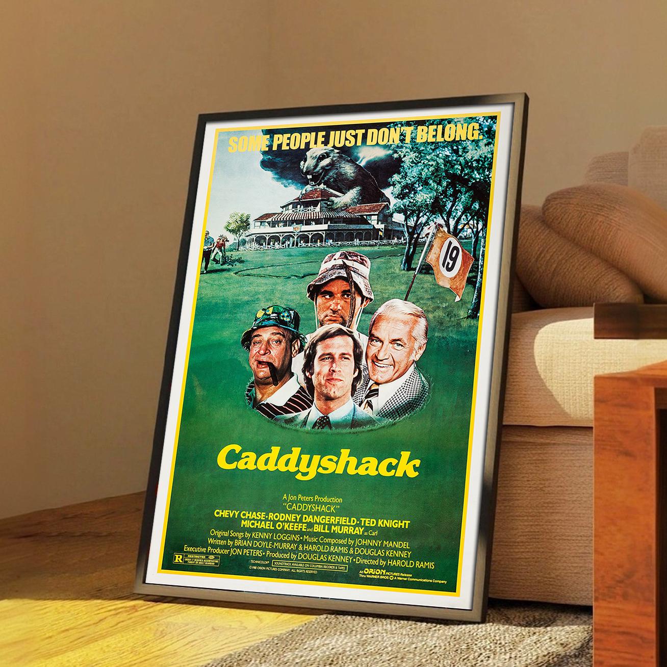 Caddyshack Movie Poster | Canvas Wall Art | Limited Collection ...