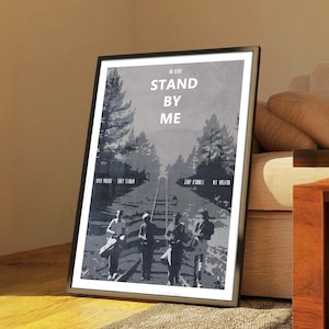 Stand-by-me-filmposter | Canvas muurkunst | Beperkte collectie | Niet ingelijste print | Woondecoraties | Cadeau-idee