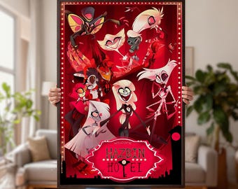ハズビンホテル・ヴォックスのファンアートポスター - Etsy 日本