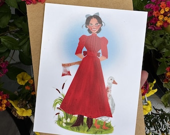 Lámina ilustrada A24 "Perla" 2021 - Mia Goth