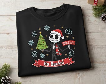 Nightmare Before Christmas Ohio State SVG Jack Skellington Go Bucks
