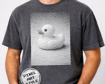 Camiseta de patito de goma, divertida camiseta de patito "Quack Quack", camiseta original de animales, colores cómodos unisex 1717, 1BitWear