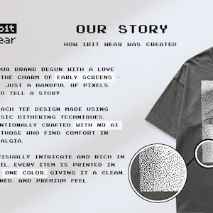 1BitWear - Pixel Art Graphic Tees - https://1bitwear.etsy.com