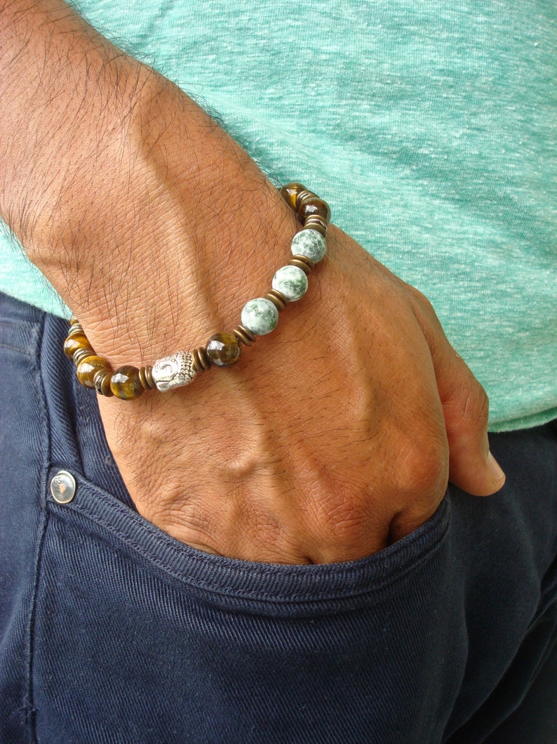 Men's Spiritual Protection Good Fortune Bracelet with Etsy