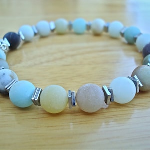 Bracciale elastico multicolore Madonna miracolosa e Santa Teresa