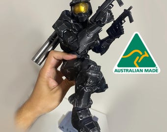 Halo Masterchief Tribute Statue LIMITED "TEX" EDITION w/ weapons | Hand-painted