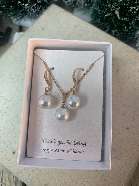 Pearl cheap bridesmaid jewelry