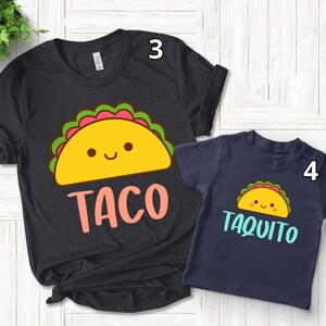 Taco and Taquito Shirts, Mom And Daughters Shirt, Mom And Boys Shirt, Cinco de Mayo Shirt, Mexican Food Shirt, Family Taco Shirts S-20032309