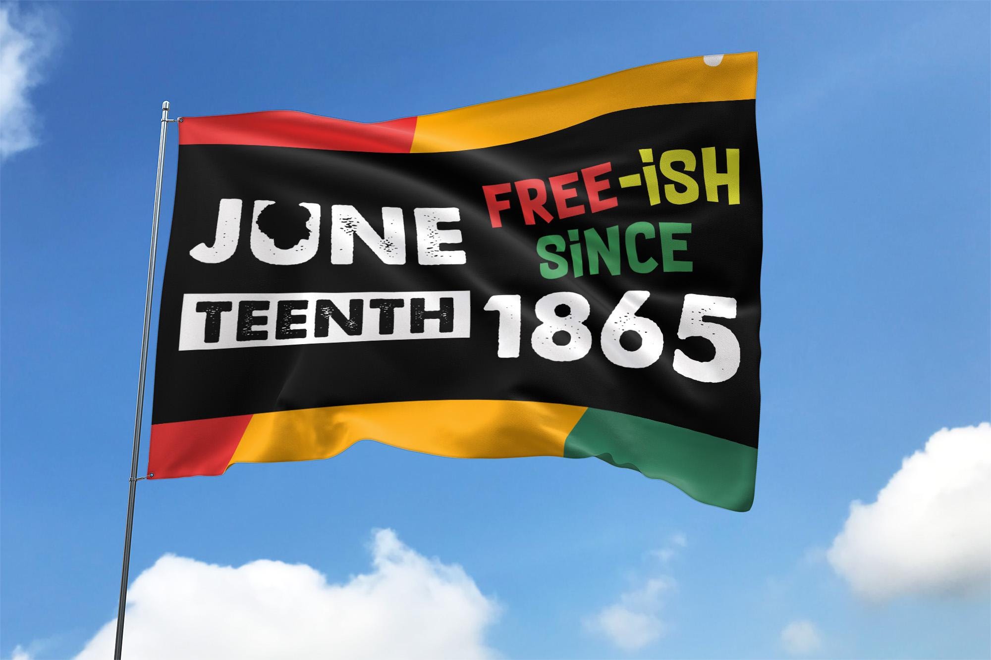 Discover Juneteenth Flag, Commemorates June 19, 1865, Celebrate Freedom And History, Emancipation Day Flag, Liberty Banner SMU520
