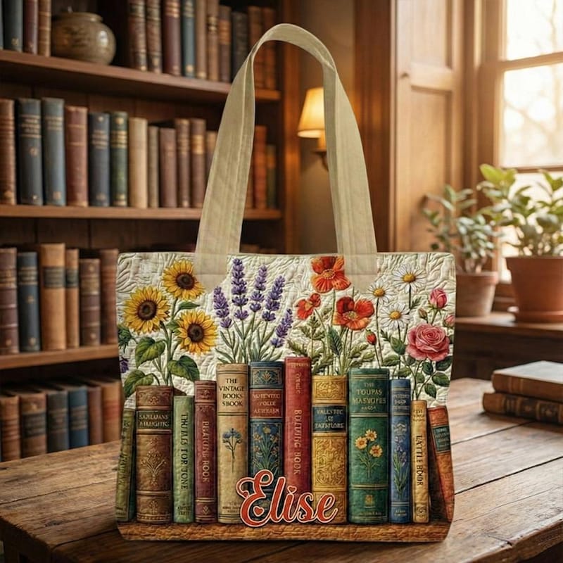 Cozy Book Quilted Purse GFTOMA2976