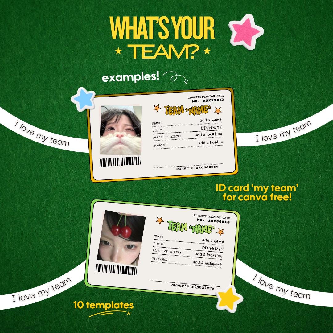 Kpop Id Card - Etsy