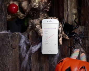 Halloween Yard Haunt Setup Checklist Printable | Holiday Outdoor Decor Planner PDF Digital Download