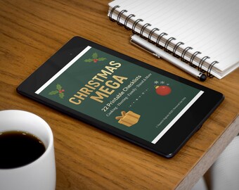 Christmas Mega Planner | 22 Printable Holiday Checklists | Hosting, Cooking, Travel, Family Organizer